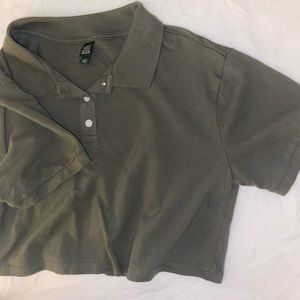 Never worn cropped polo